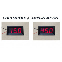 Voltmètre + Ampèremètre