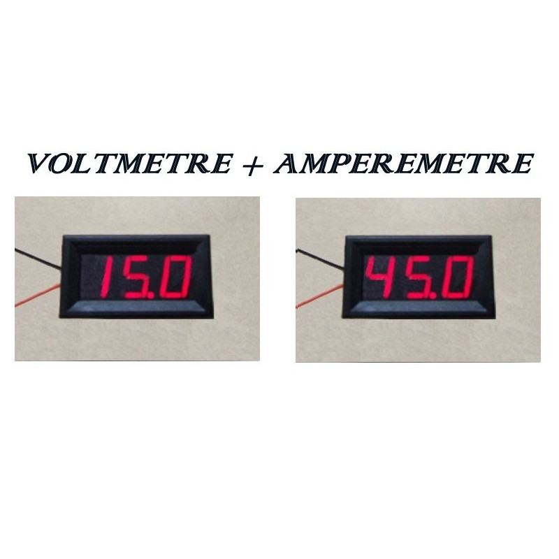 Voltmètre + Ampèremètre